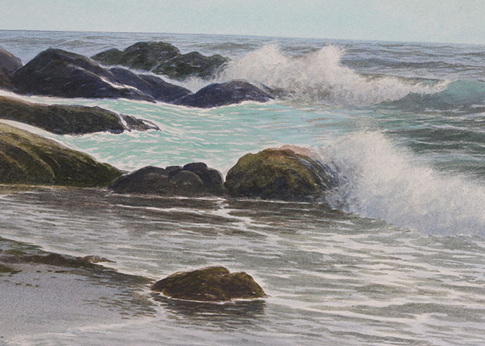 Original 1919 Watercolor by George Howell Gay