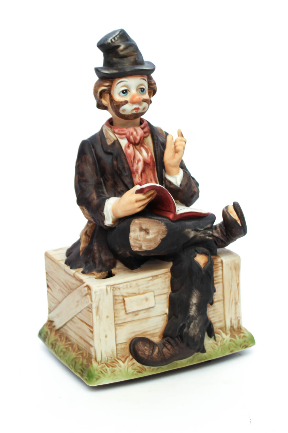 Trio of Melody in Motion Musical Clown Figurines