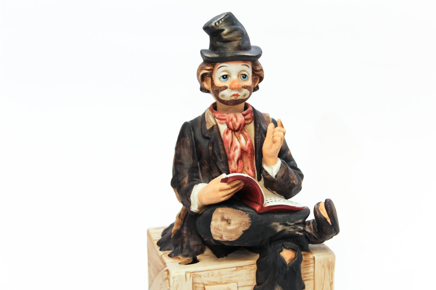 Trio of Melody in Motion Musical Clown Figurines