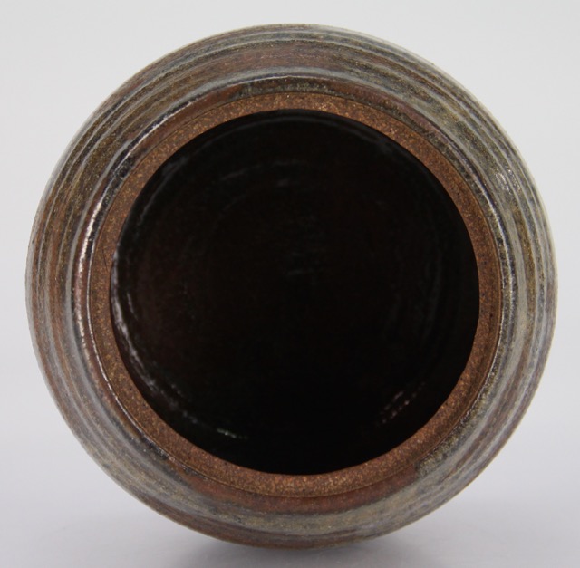 Greg Seigel Handmade Glazed Urn with Lid