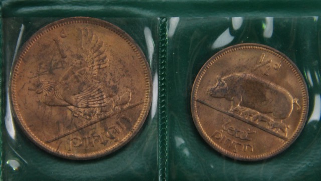 Vintage Irish Coin Sets