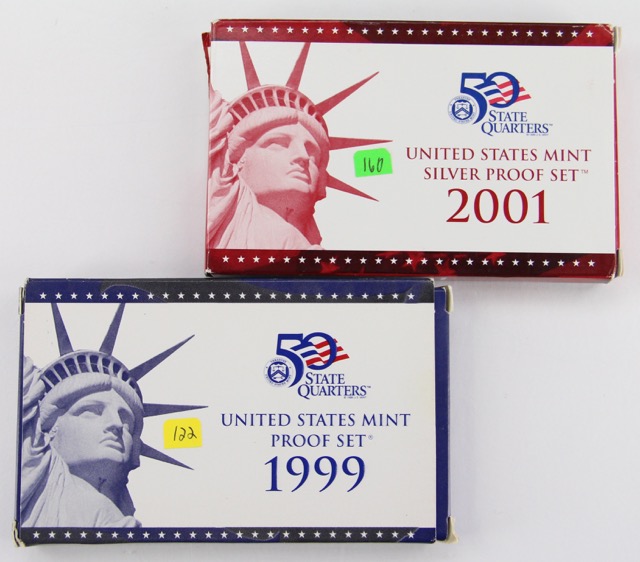 United States Proof and Uncirculated Mint Coin Sets