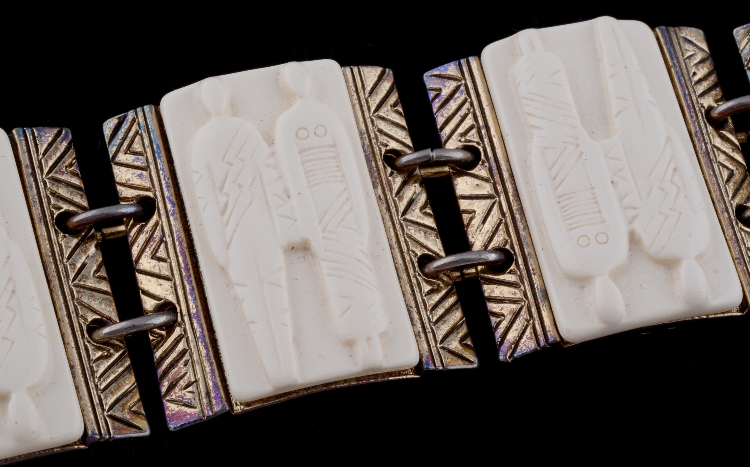 Vintage Laurel Burch Bracelet and Earrings