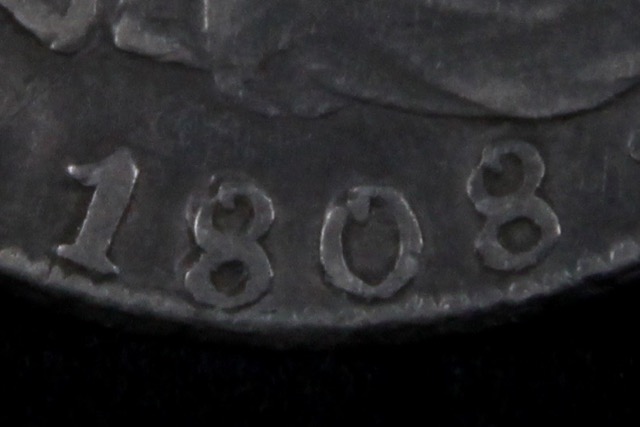 1808 Carolus IIII Dei Gratia 8 Real Silver Coin