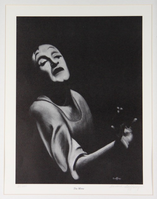 Signed Limited Edition "The Mime" by Barbara Gaffney