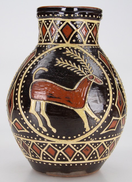 Turtle Creek Potters Redware Jug