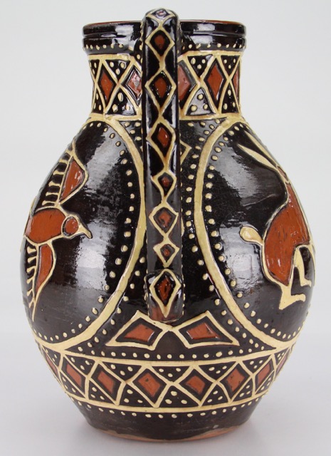 Turtle Creek Potters Redware Jug