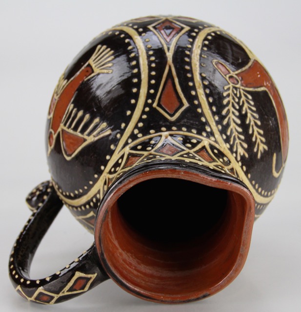 Turtle Creek Potters Redware Jug