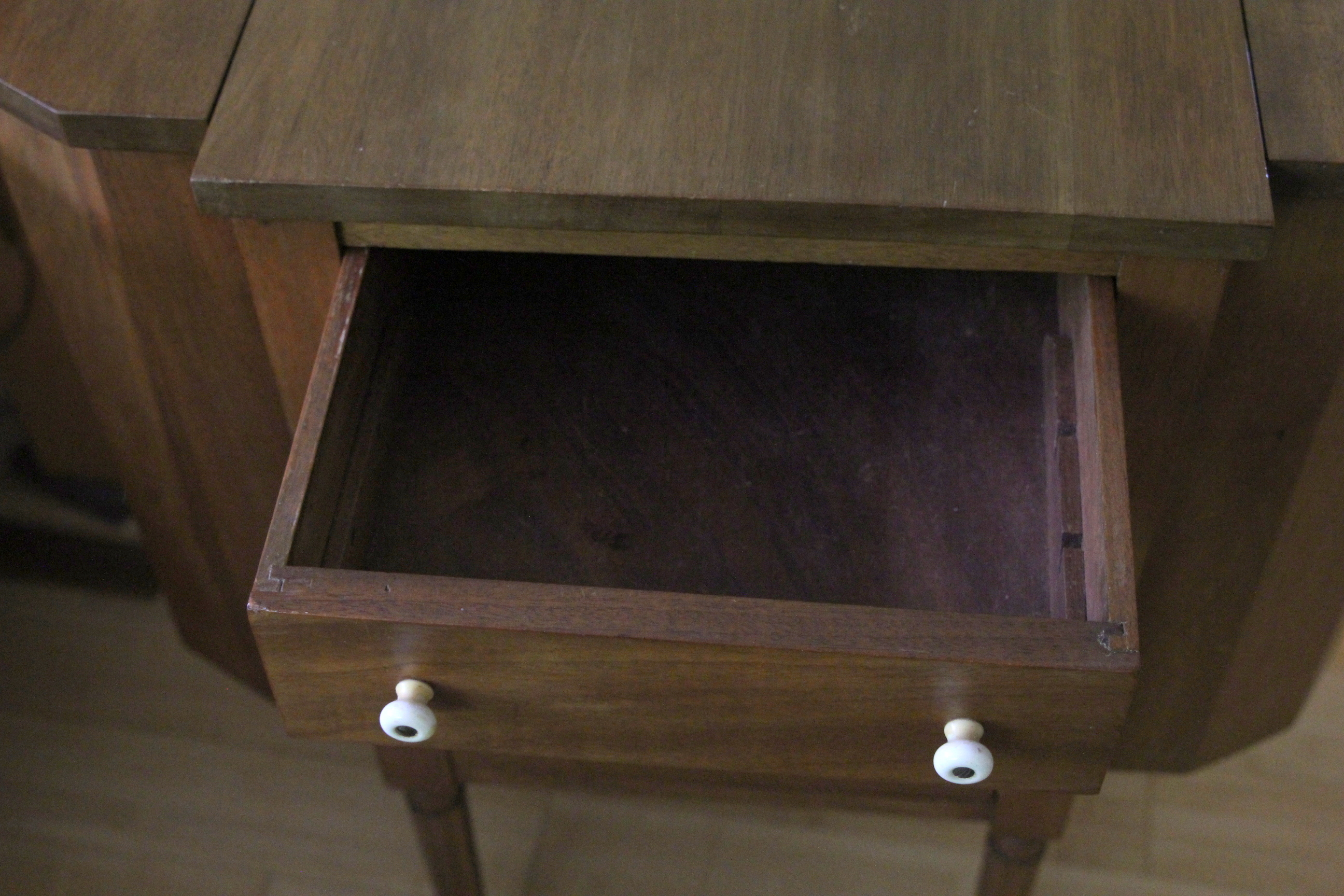 Martha Washington Walnut Sewing Table
