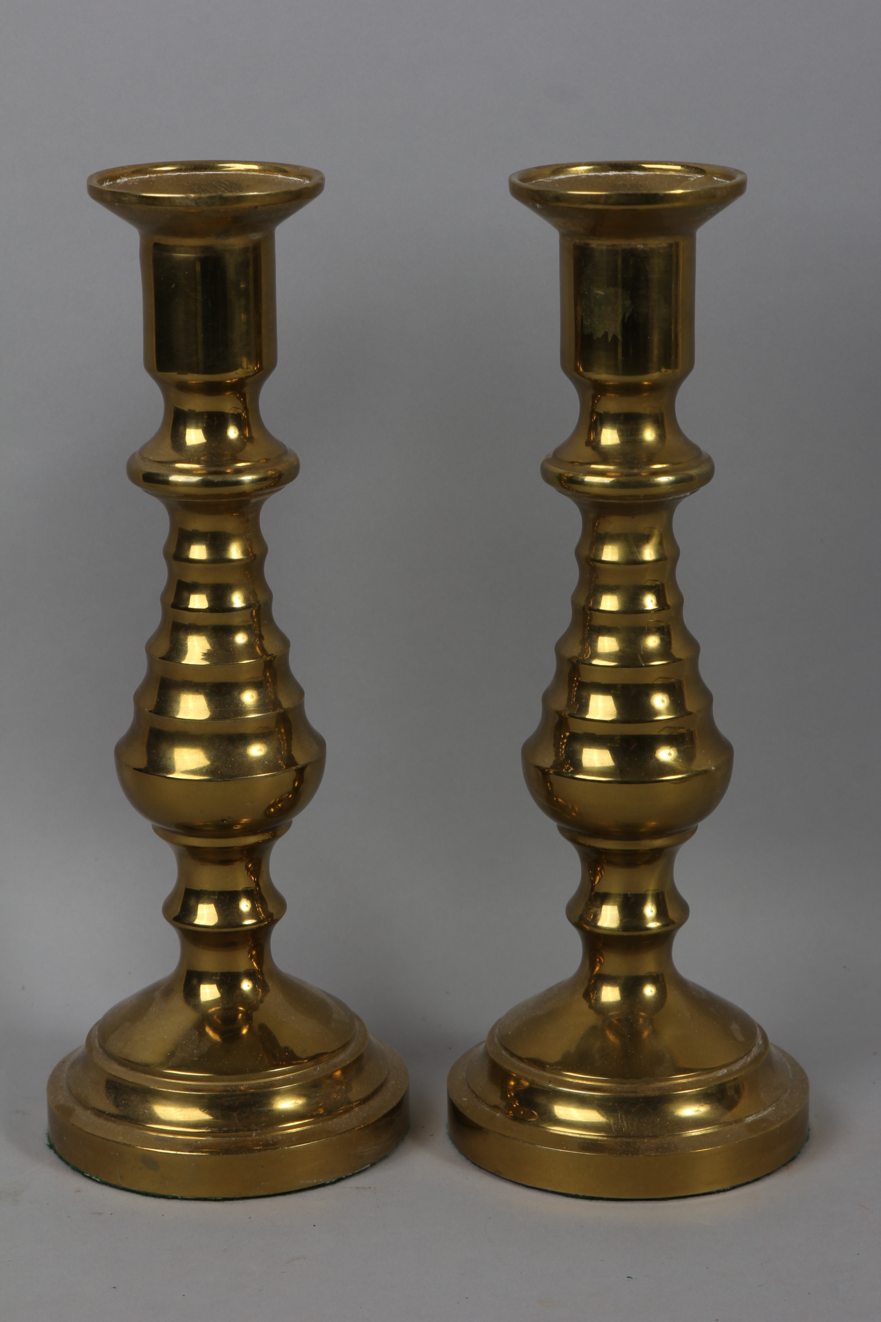 Gilt-Tone Candesticks and Assorted Decor