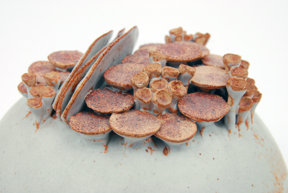 Paulus Berensohn Mushroom Pottery Vessel