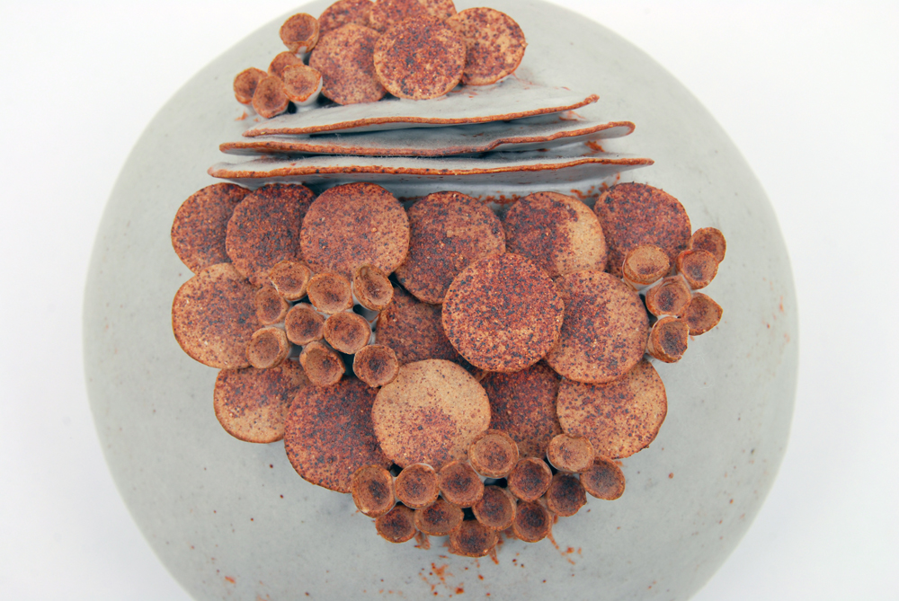 Paulus Berensohn Mushroom Pottery Vessel