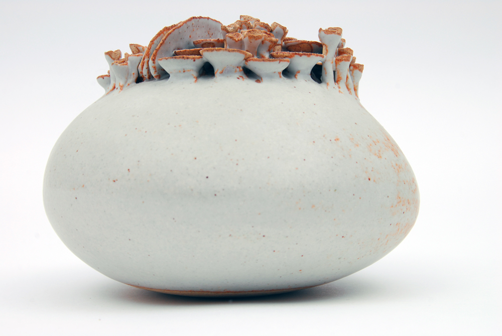 Paulus Berensohn Mushroom Pottery Vessel