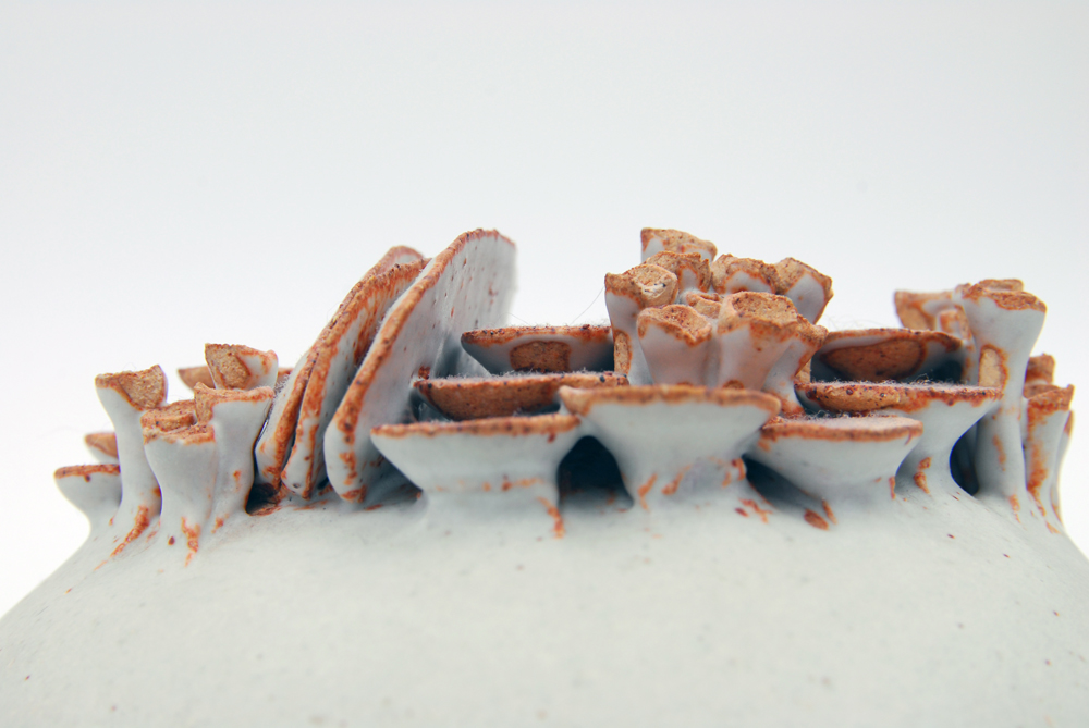 Paulus Berensohn Mushroom Pottery Vessel