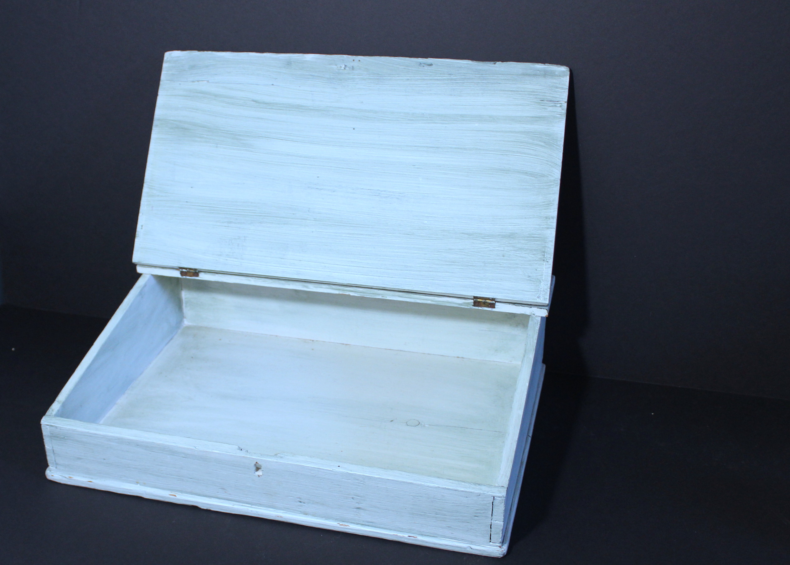 Vintage Writing Desk and Antique Sterling Picture Frame