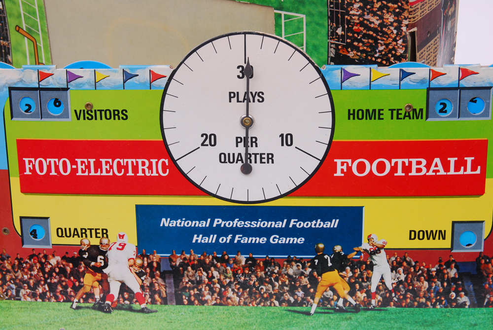 Vintage Foto-Electric Football Hall of Fame Game