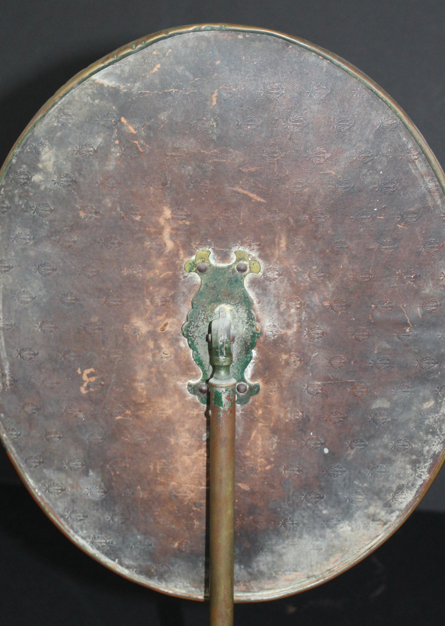 Antique Brass Shaving Mirror