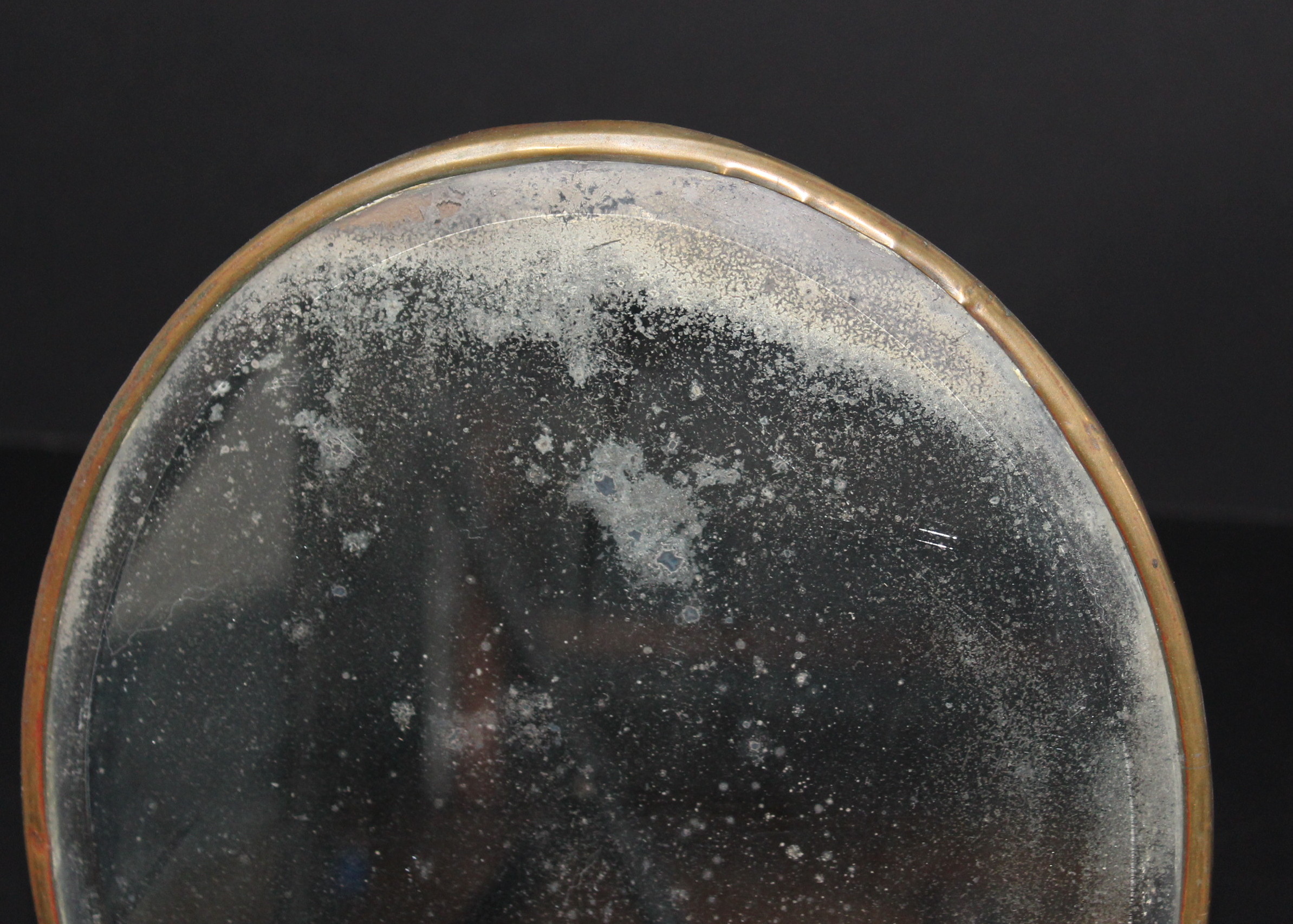 Antique Brass Shaving Mirror