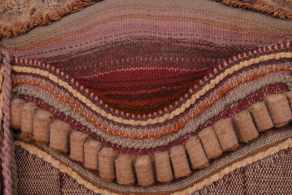 Handmade Hanging Fiber Art Sculpture