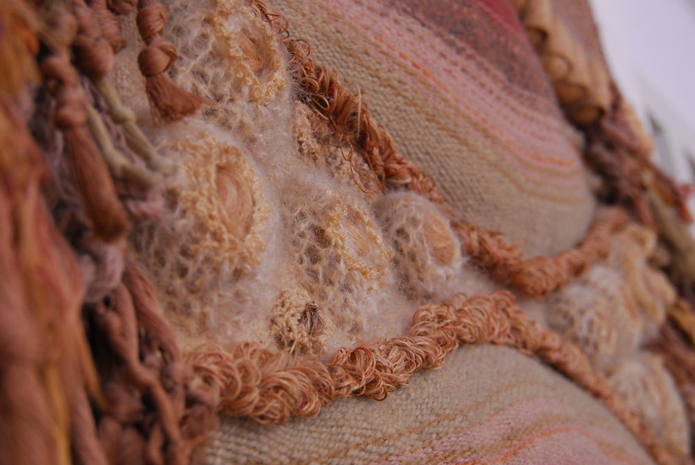 Handmade Hanging Fiber Art Sculpture