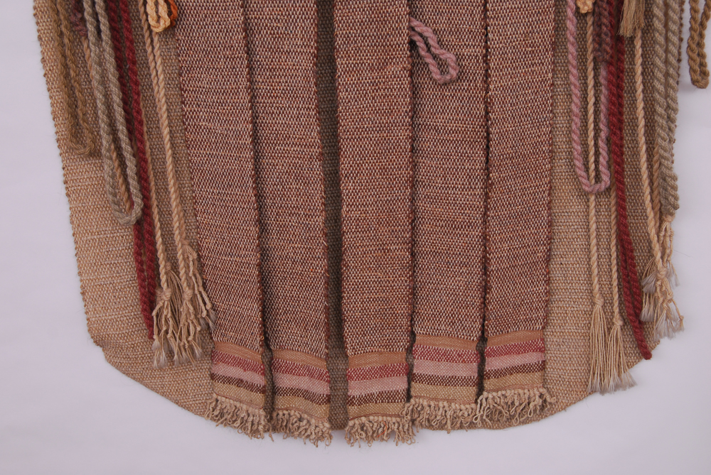 Handmade Hanging Fiber Art Sculpture