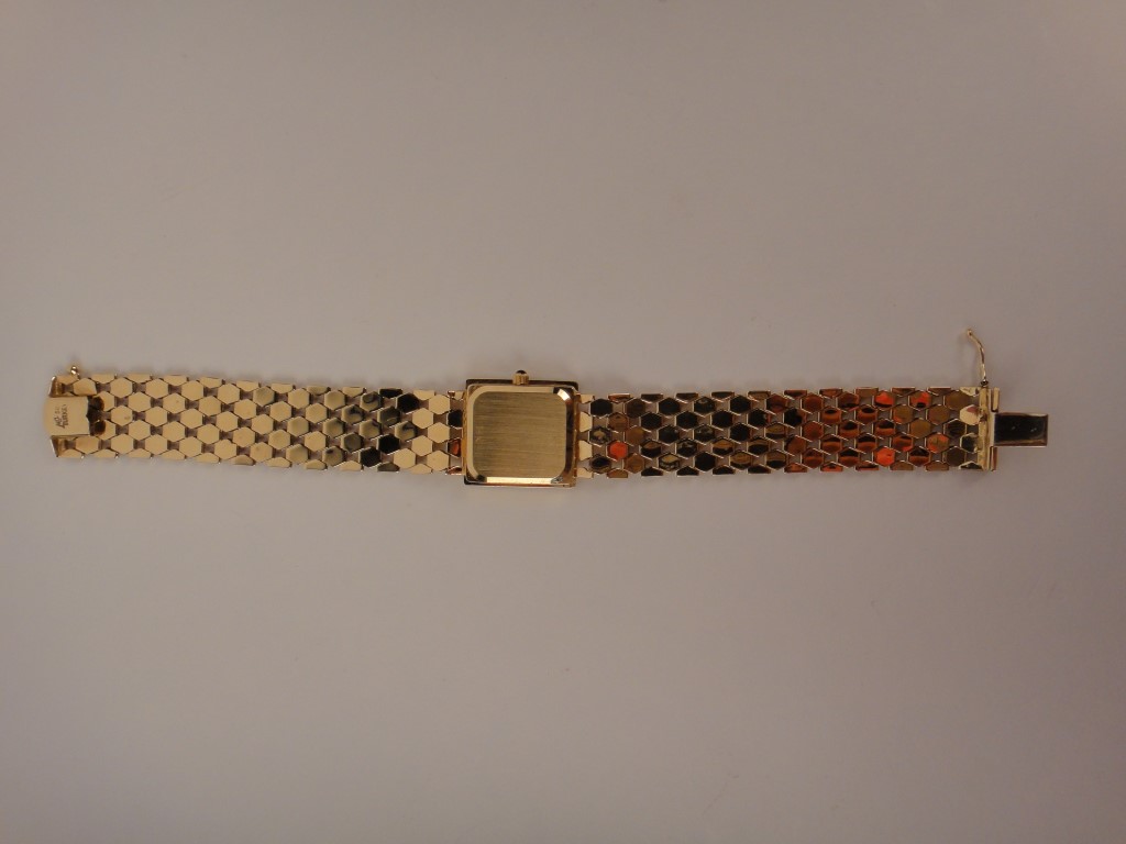 14k Yellow Gold Michael Anthony Ladies Watch w/Diamonds
