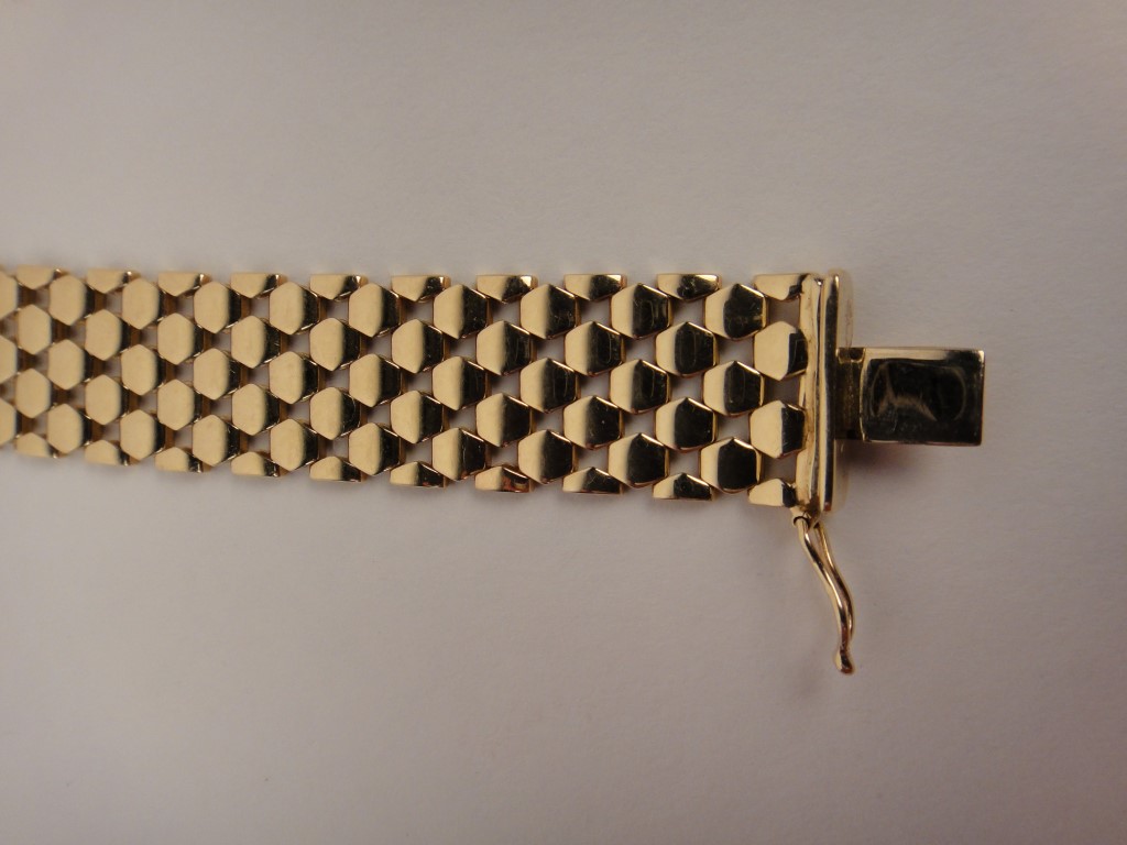 14k Yellow Gold Michael Anthony Ladies Watch w/Diamonds