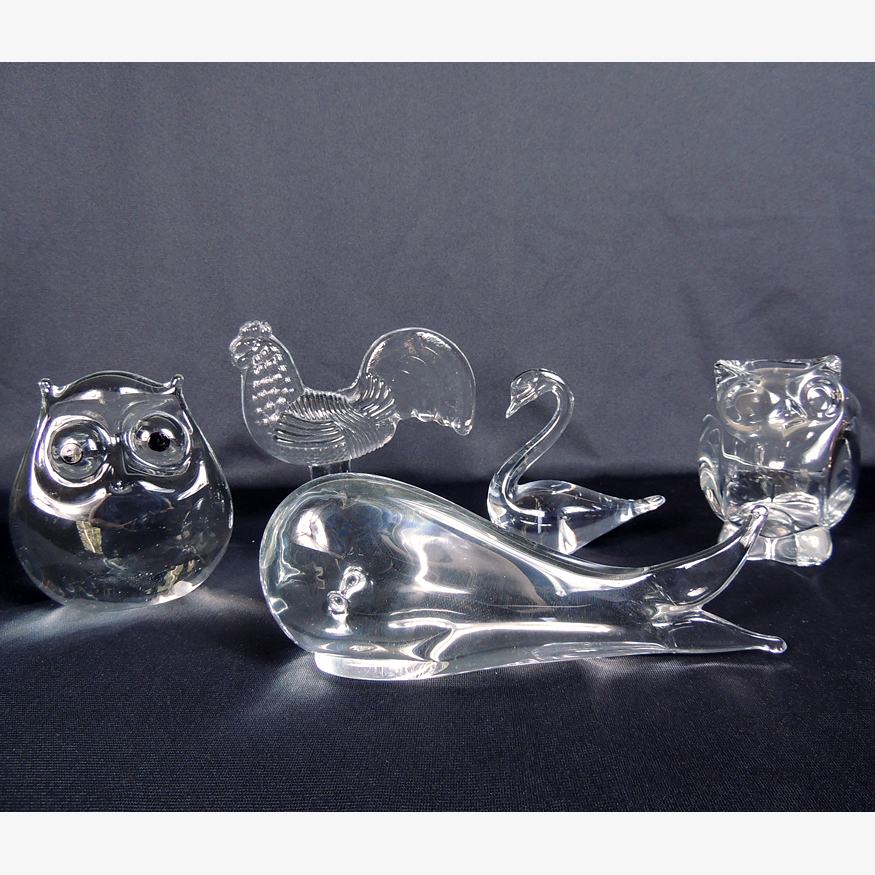 Assorted Glass Figurines