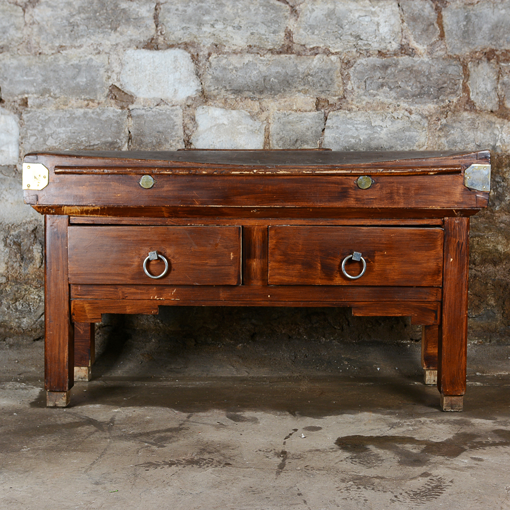 Vintage Butcher's Block Prep Table