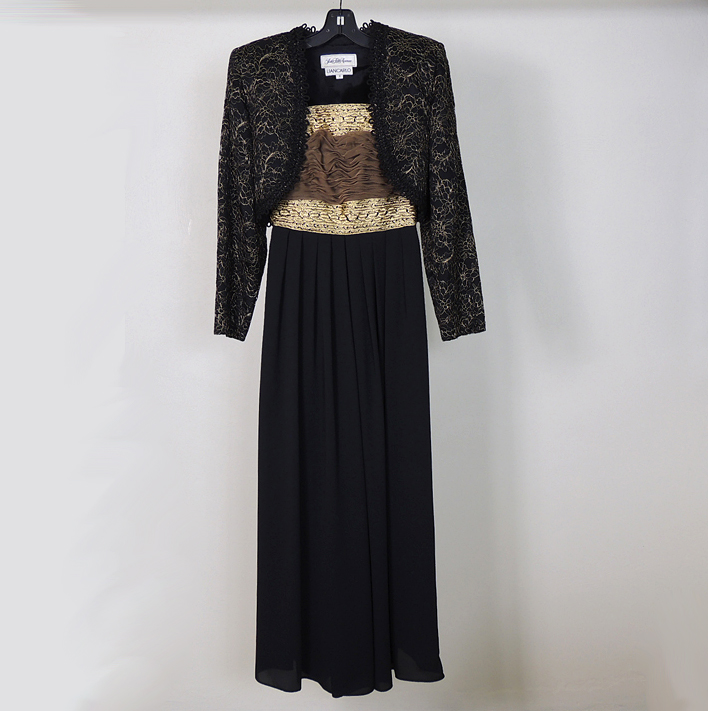 Liancarlo for Saks Fifth Avenue Strapless Palazzo Pants and Bolero Jacket Set