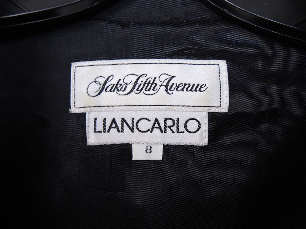 Liancarlo for Saks Fifth Avenue Strapless Palazzo Pants and Bolero Jacket Set