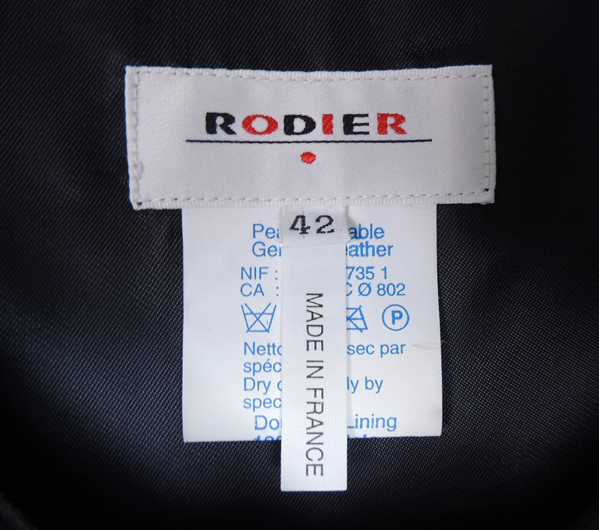 Rodier Black Suede Sleeveless Dress