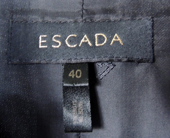 Escada Wool Pantsuit in Black