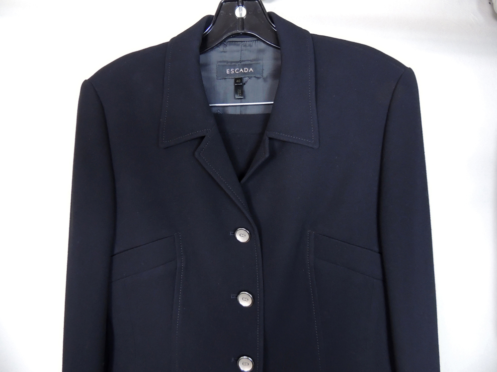 Escada Wool Pantsuit in Black