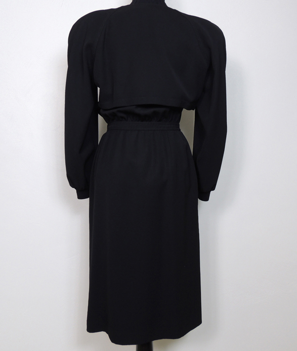 Vintage Wool Dress by Italian Couture Designer Valentino
