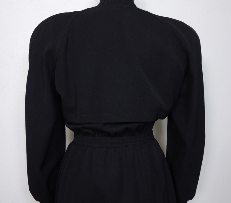 Vintage Wool Dress by Italian Couture Designer Valentino