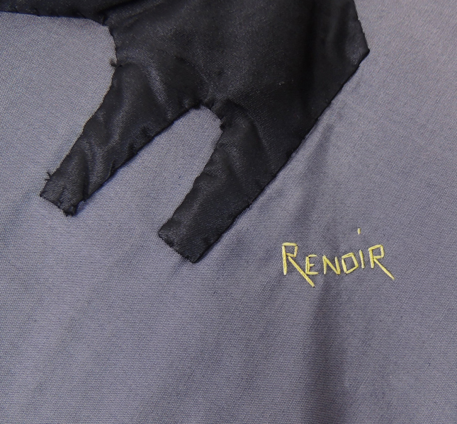 Vintage Appliqued Skirt Depicting Matador in a Bull Fight