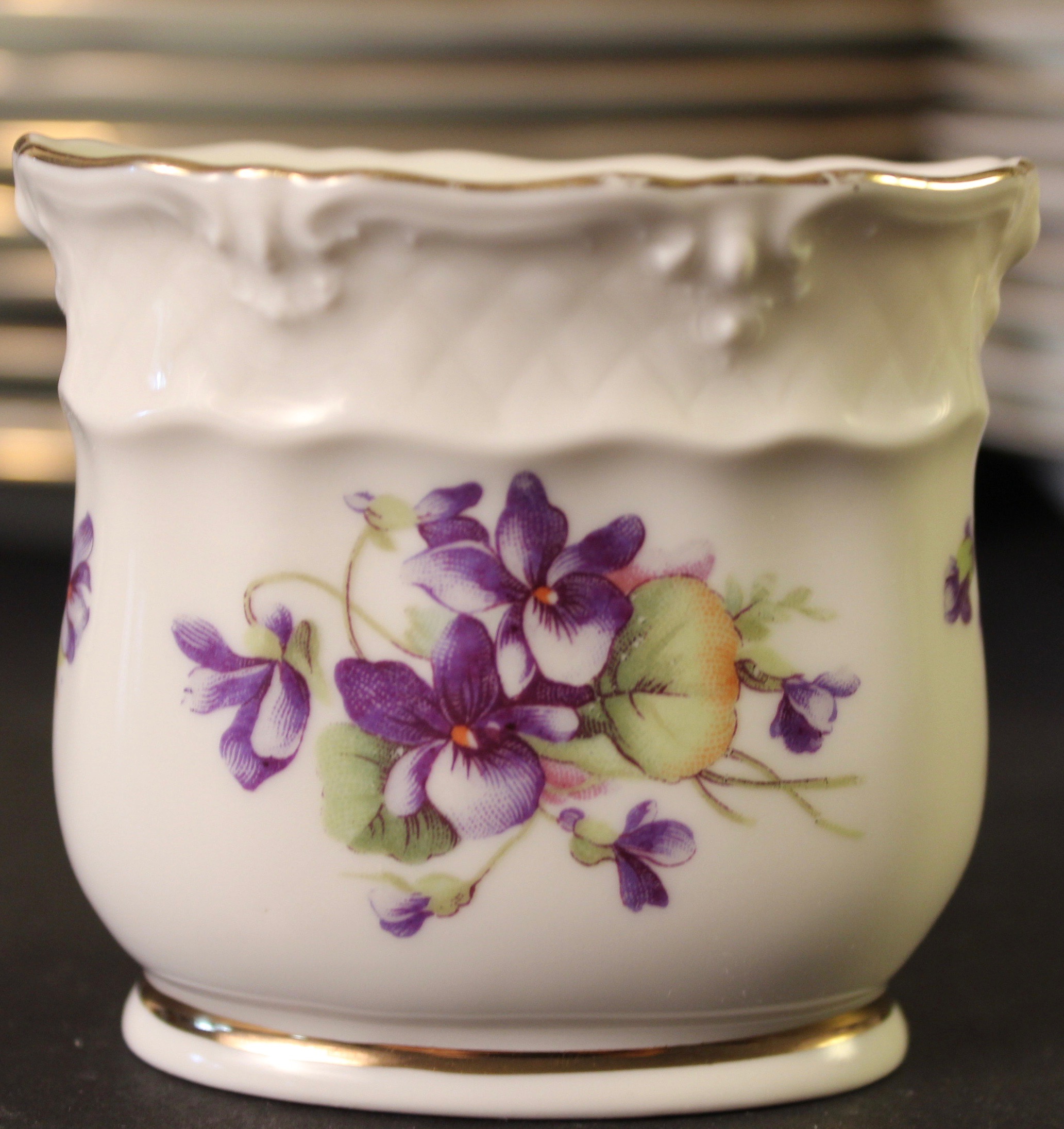 Set of Rossetti Chicago "Spring Violets" Hand Painted China