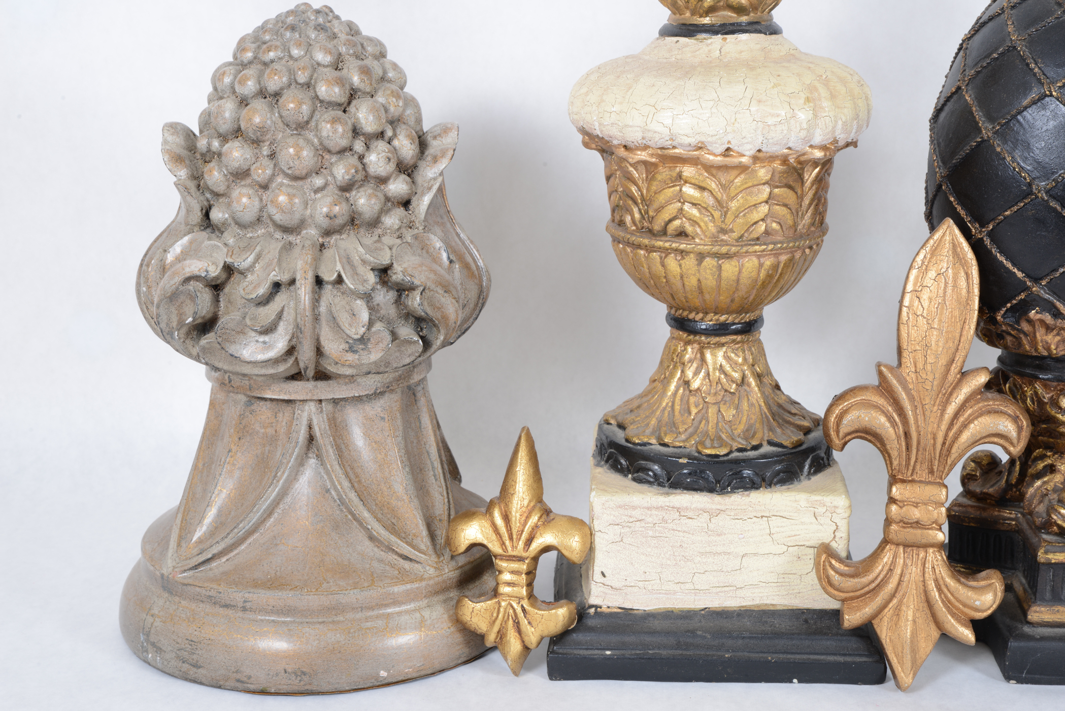 Home Decor Finials and Fleur-De-Lis