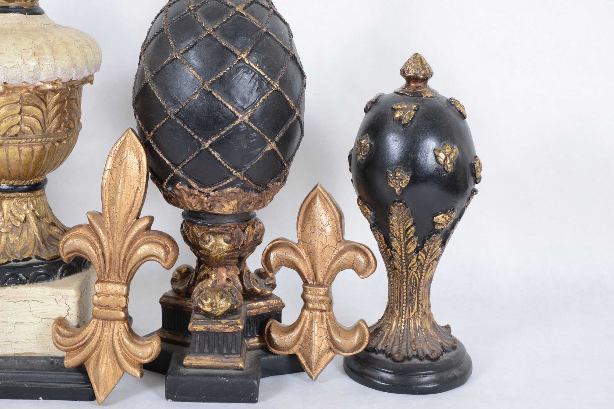 Home Decor Finials and Fleur-De-Lis