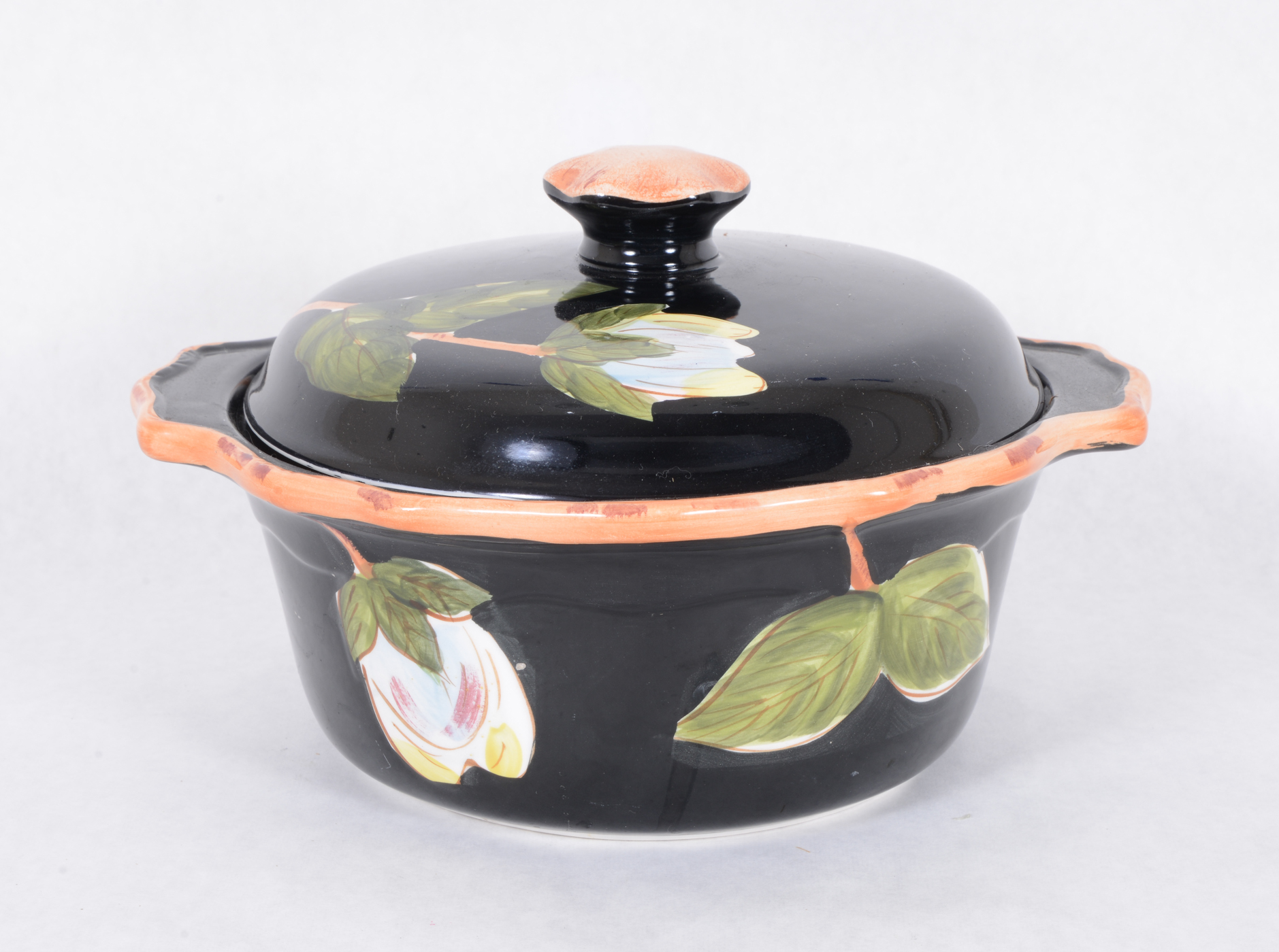 Gibson Elite Hand Painted Casserole Dishes