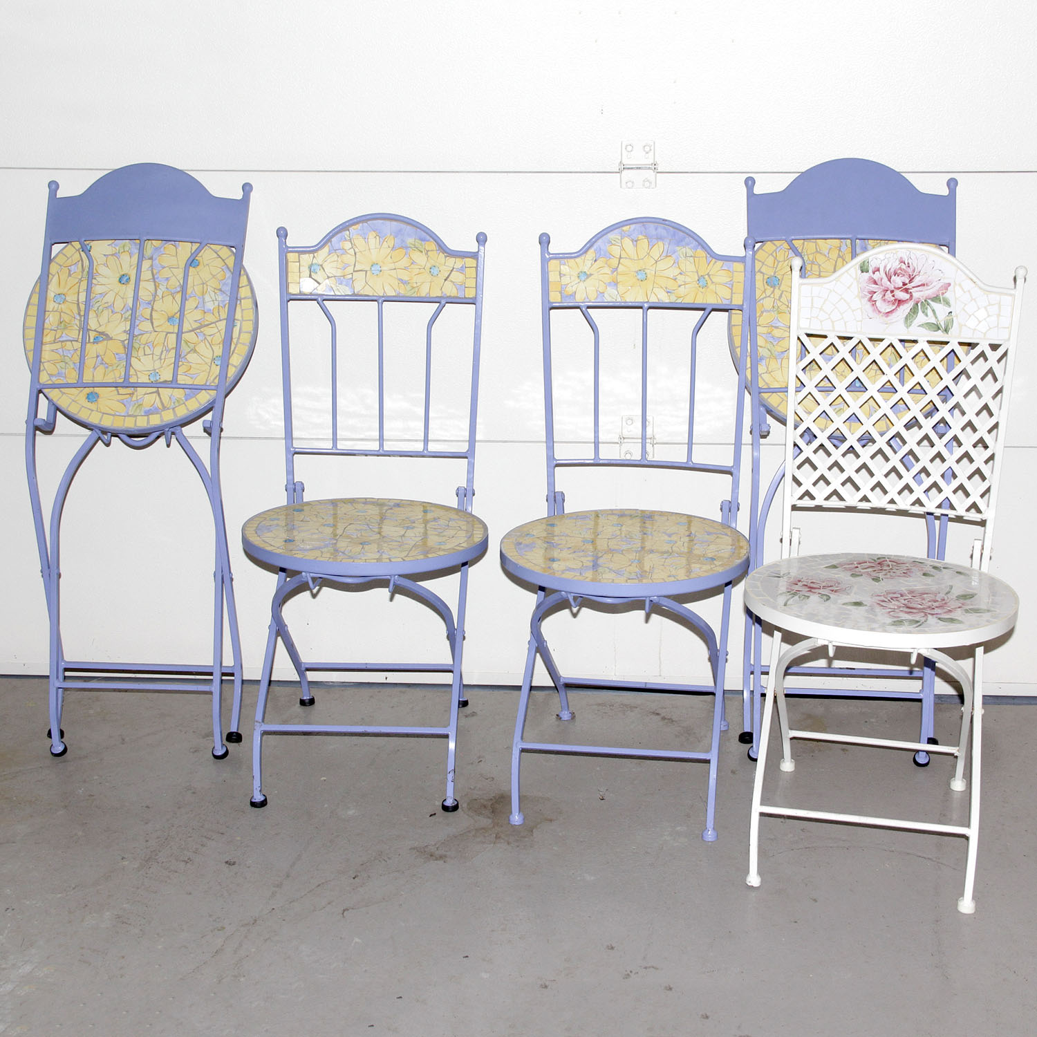 Decorative Mosaic Garden Chairs