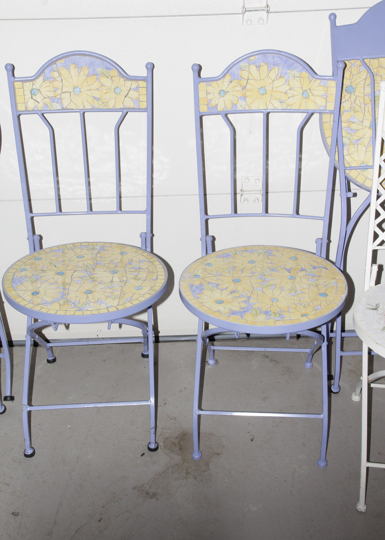 Decorative Mosaic Garden Chairs