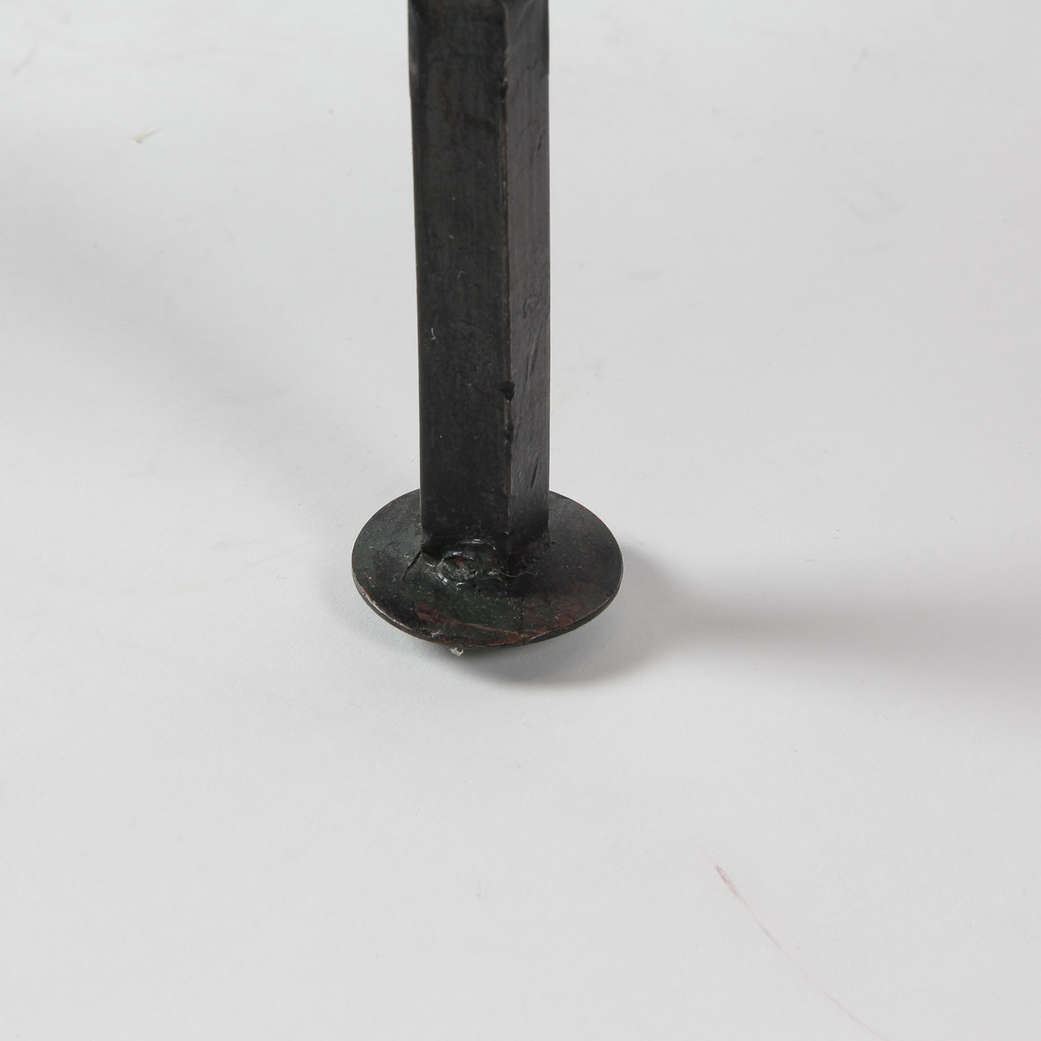 Small Metal Stool with Cushion Seat