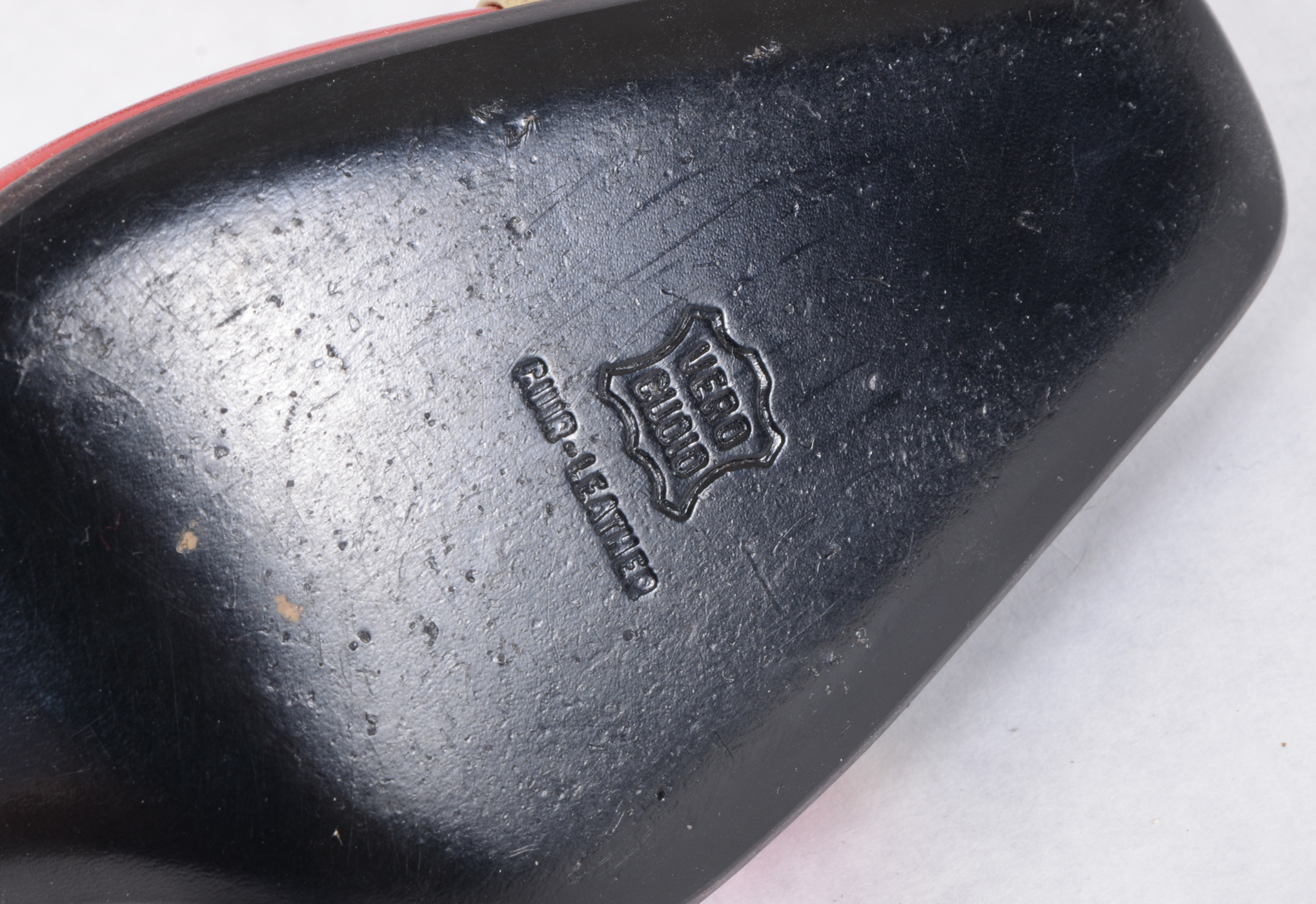 St. John Red Leather Heels