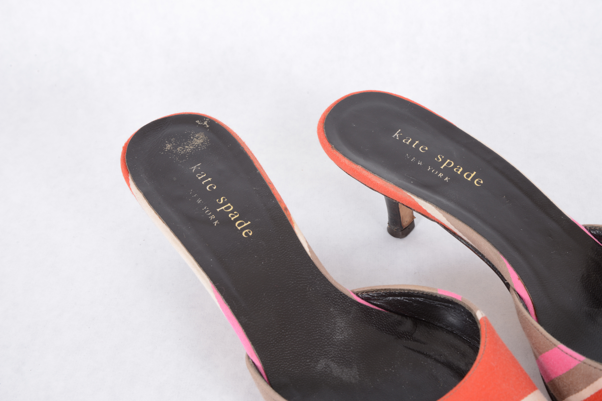 Kate Spade Striped Mules