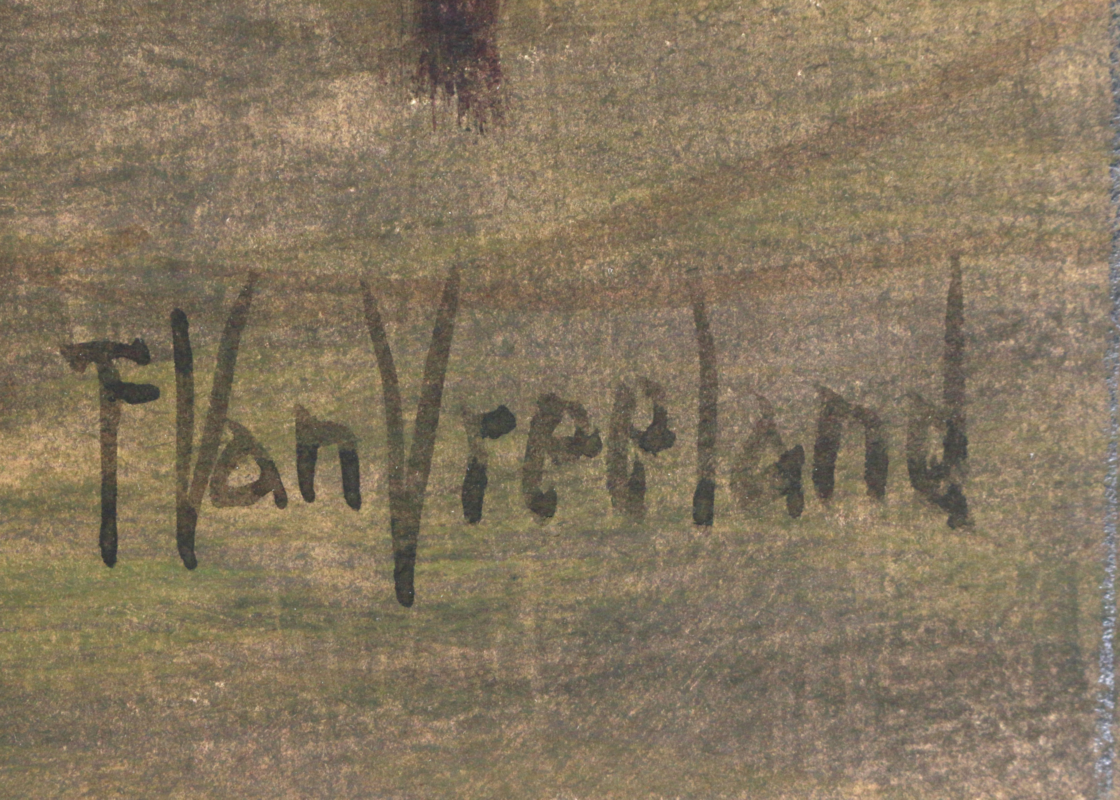 Original Francis William Van Vreeland Watercolor Painting