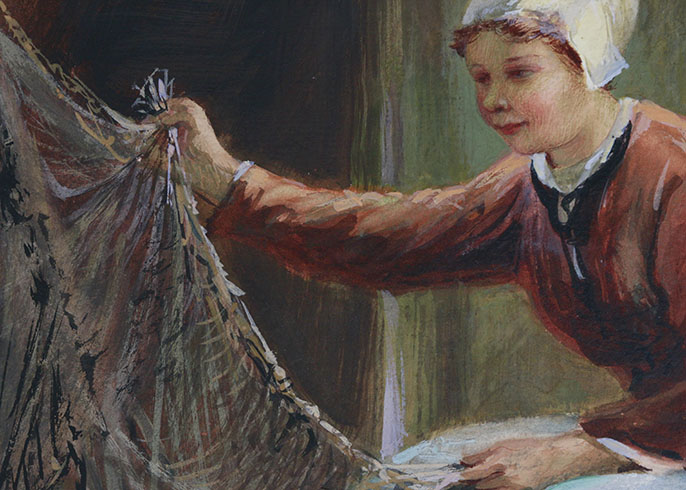 Original Watercolor Painting by Francis William Vreeland