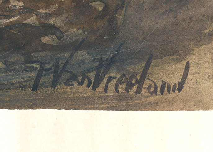 Original Watercolor Painting by Francis William Vreeland