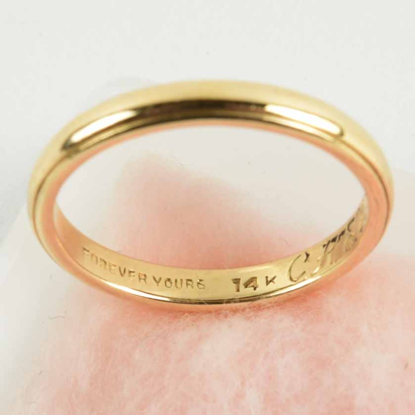 Pair of Women's 14K Gold Wedding Bands